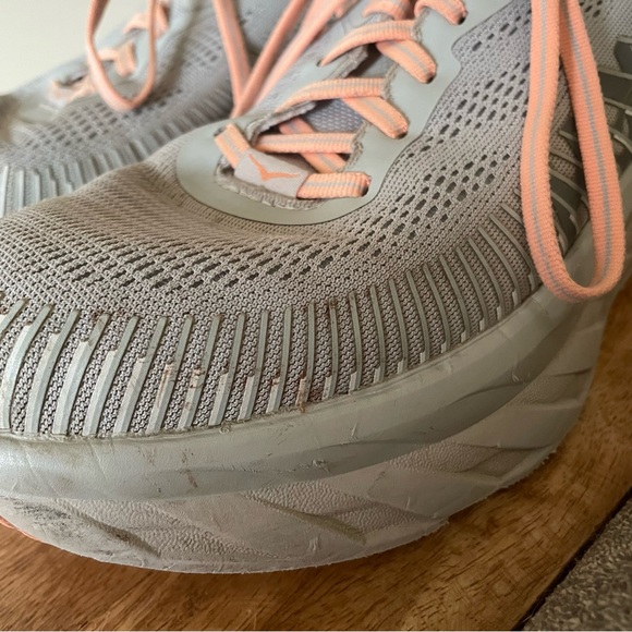 Hoka One One Bondi 7 Harbor Mist Running Sneakers US 11 - Picture 2 of 9